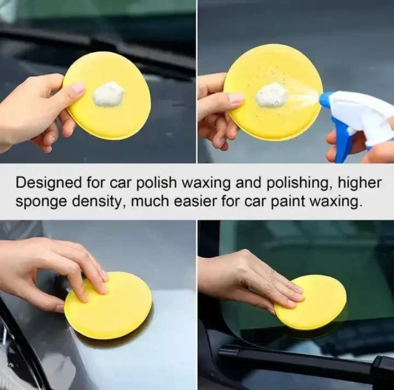 6PCS Car Care Foam Wax Applica - Wax Applicator Pad review and price