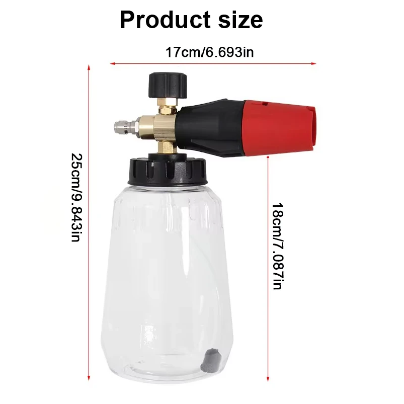 High Pressure PA Foam Cannon   - Foam Cannon Car Wash review and price