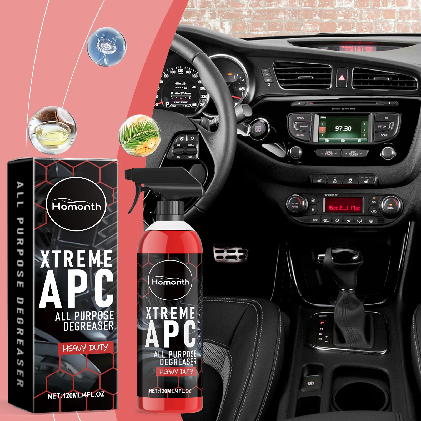 Multi-Purpose Car Cleaner Remo - Seat Cleaner Fabric review and price