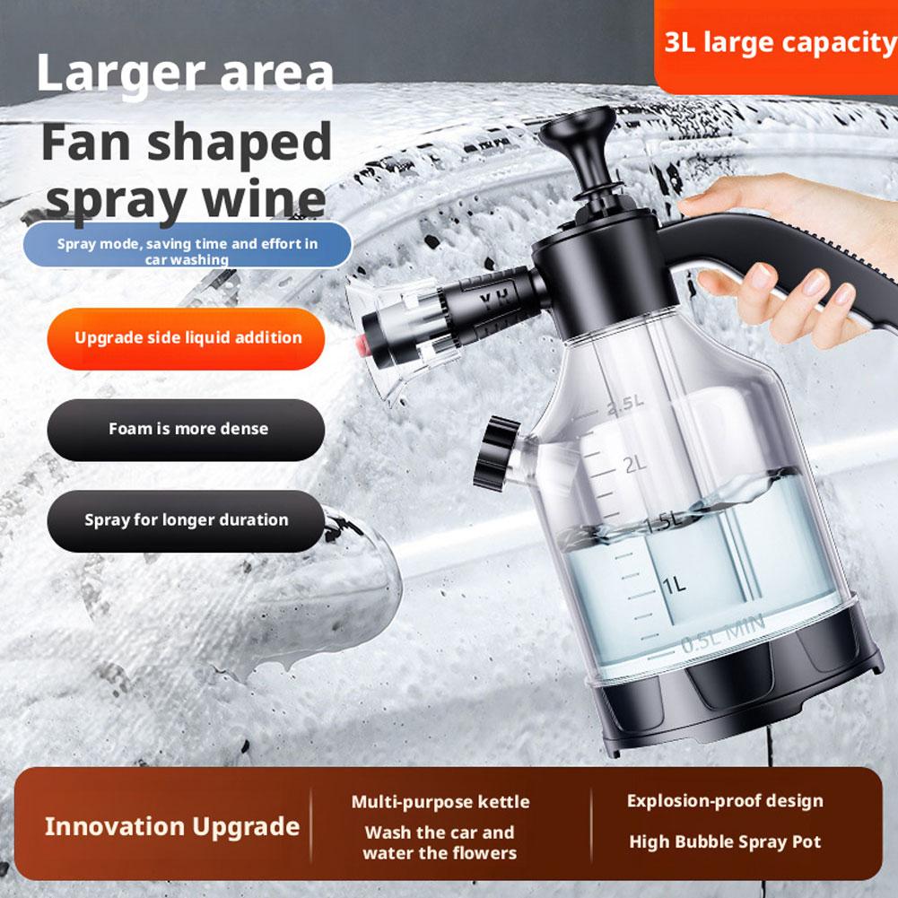 3L Hand Pump Foam Sprayer With - Foam Cannon Car Wash review and price