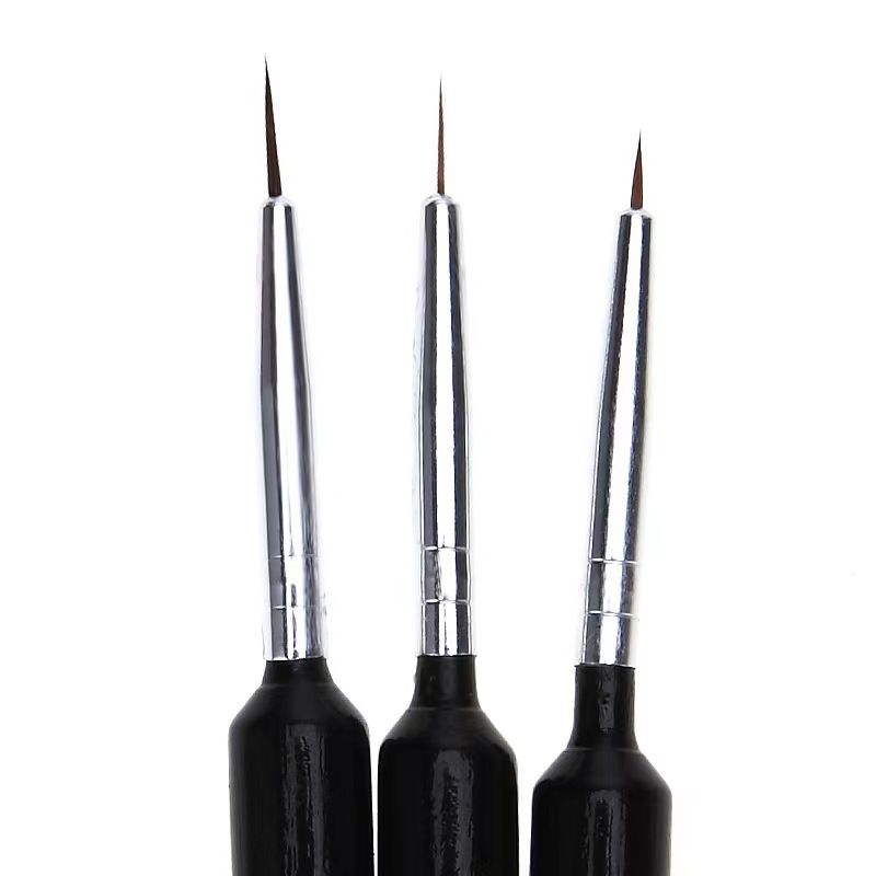 3Pcs Ultra-fine Nail Art Liner - Detailing Brush Set review and price