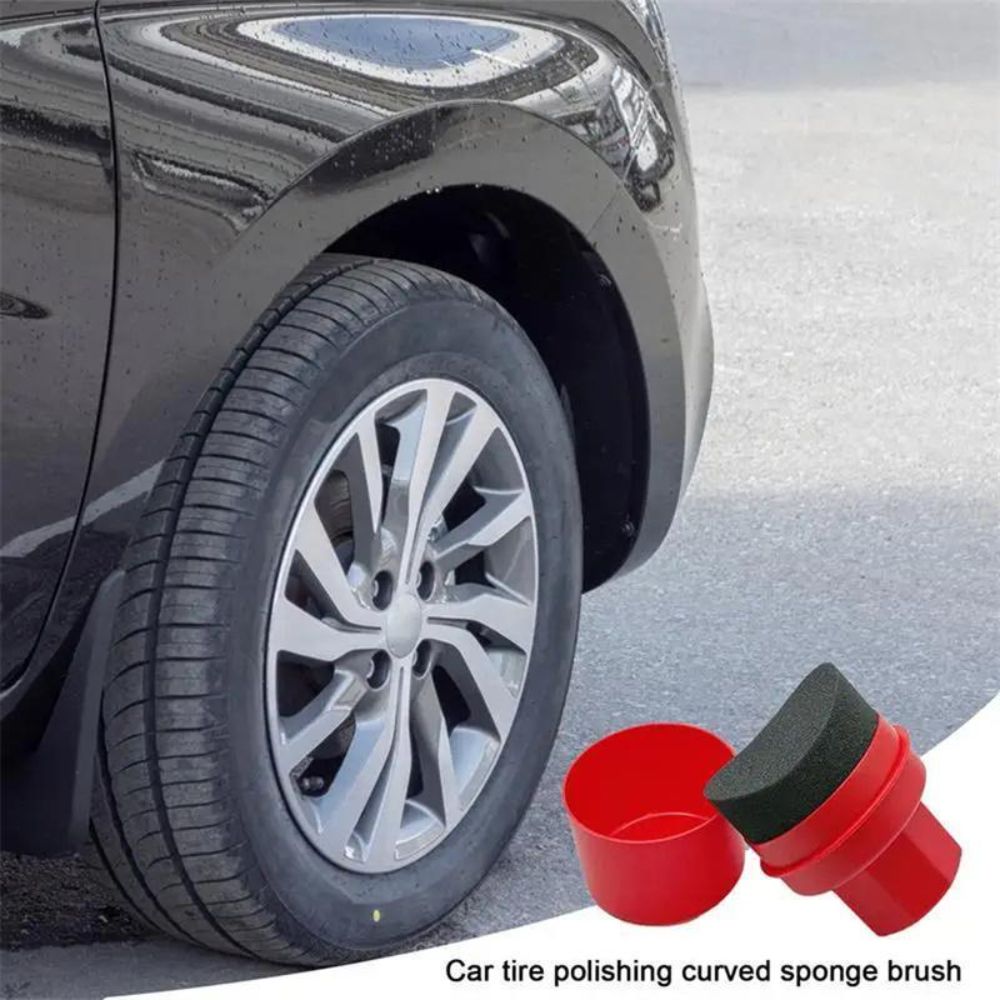 Curved Tire Polishing Sponge w - Wax Applicator Pad review and price