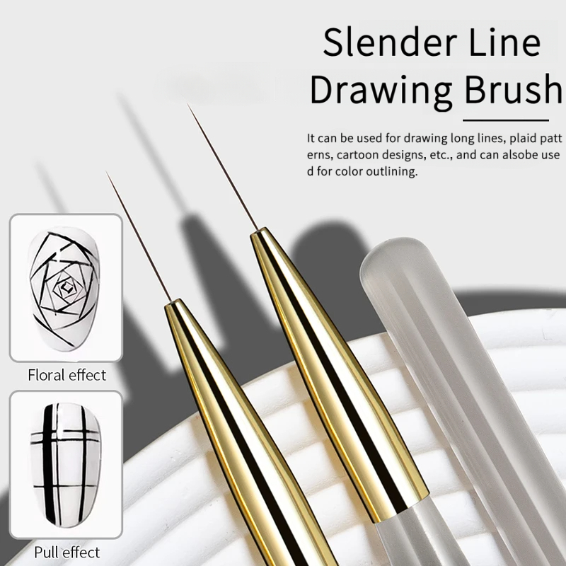 1/2/5Pcs Nail Art Liner Brush  - Detailing Brush Set review and price