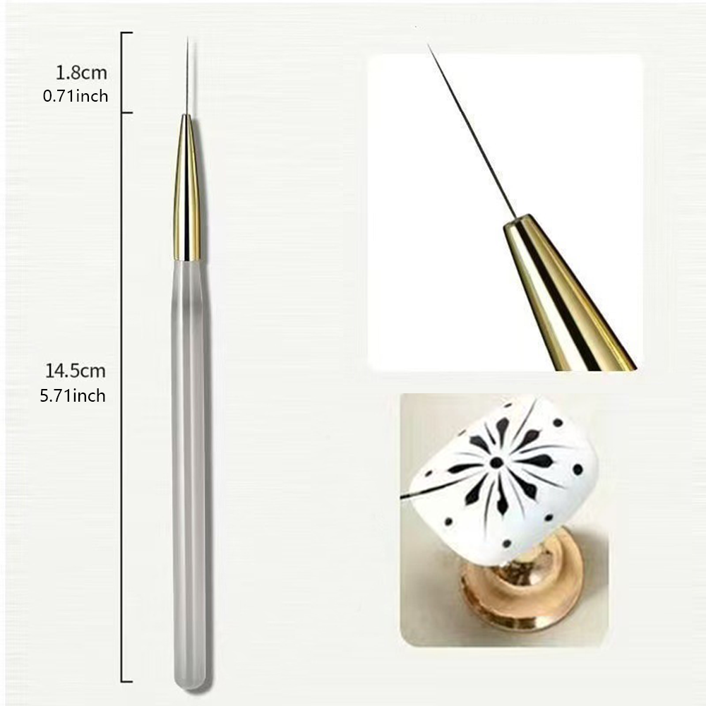 1pcs French Plaid Nail Art Bru - Detailing Brush Set review and price