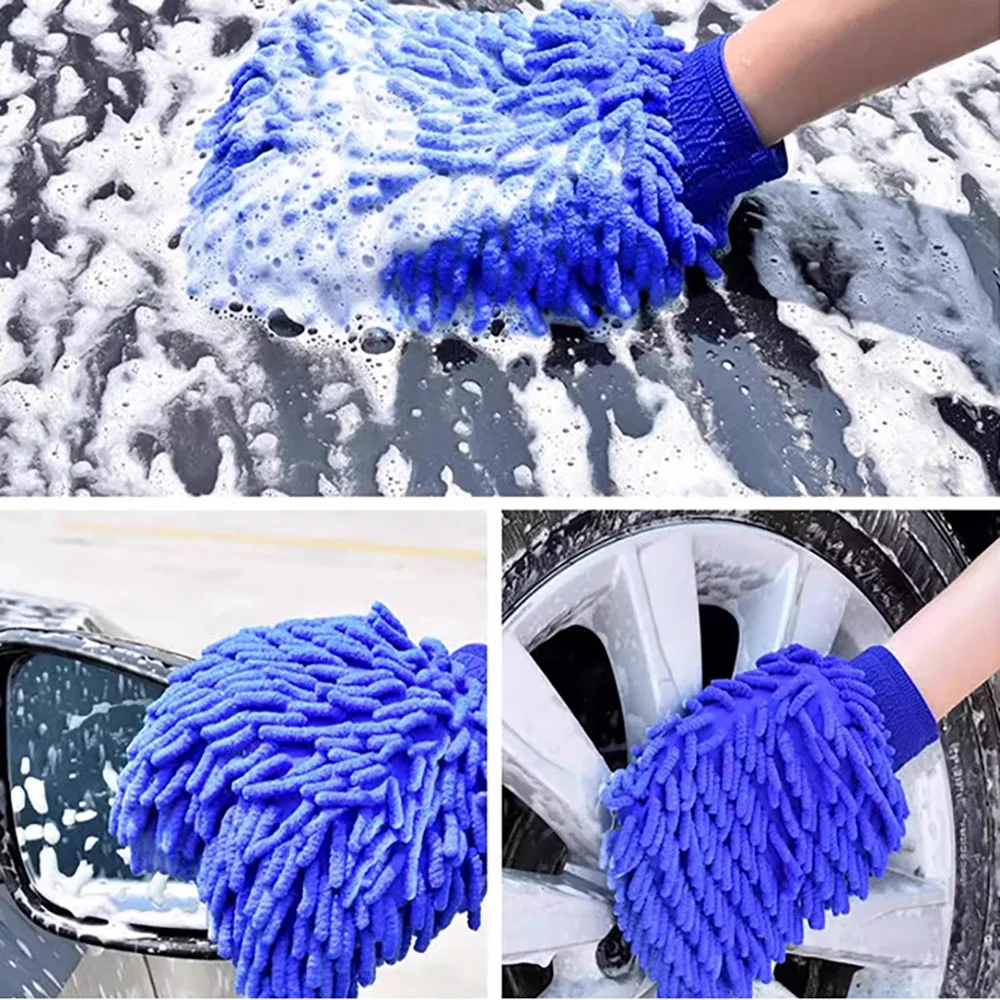 1/2pcs Car Wash Glove Coral Mi - Detailing Brush Set review and price