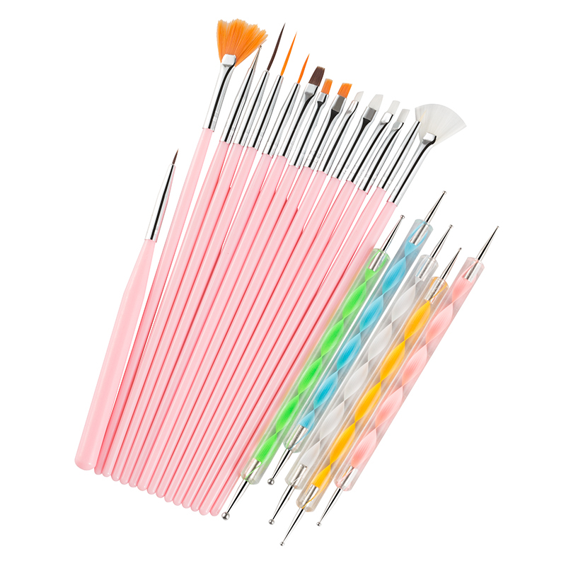 23PCS Nail Art Brushes Kit Lin - Detailing Brush Set review and price